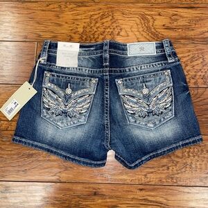 Miss Me Embellished Denim Shorts